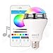 Produktbild Bluetooth 4.0 LED-Lampen-Lautsprecher, Sunvito 3 in 1 Bunt RGB Musik-LED-Glühbirne 6W E27 / B22 für Party,Kostenlos APP für iOS iPhone Android