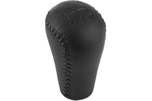 ARAMOX Gear+knob Gear Shift Knob Handle,Faux Leather Handles Material car Gear Shift Knob Cover Handball Automatic Shift Lever Fit for MK6 MK7 04-14 PZ020-0K012