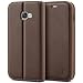 Produktbild Samsung Galaxy A5 2017 Hülle, BEZ® Handyhülle Samsung Galaxy A5 2017 Tasche, Flip Case Cover Schutzhüllen aus Klappetui mit Kreditkartenhaltern, Ständer, Magnetverschluss - Braun
