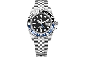 PAGRNE DESIGN Pagani Design Uomo Meccanico GMT Acciaio Inossidabile Impermeabile Orologio Da Polso Zaffiro Vetro Acciaio Inox Ceramica Orologi Orologio per Uomo