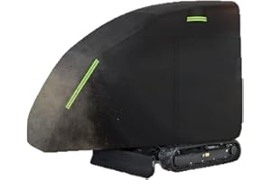 HpLive 420D/210D Minibagger Abdeckung, Bagger Schutzhülle mit wasserdicht und sonnenschutz, für Beliebte Kleinbagger, Schwarz 140x45x75 Zoll(210D)