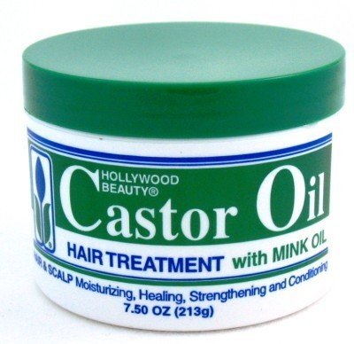 Hollywood Beauty Castor Oil Hair Treatment with Mink Oil, 7.5 Ounce