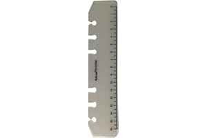 bind 103-1 - Righello da 15 cm, misura centimetrica da inserire nella cartella di sistema A6, trasparente