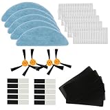TeKeHom 2 Pares Cepillo lateral + 5 * Hepa + 5 * Esponja + 5 * Mopa + 10 *...