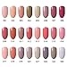 Gel Polish Pick Any 6 Colors Nude Color Nail Starter Kit Set Soak Off UV LED Nail Varnish 8ml by CLAVUZ