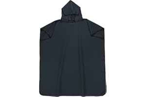 Coptiner Poncho à Capuche en Microfibre à séchage Rapide et légère, pour la Plage, Le Surf, la Piscine, Le Surf, la Plage (Le Noir)
