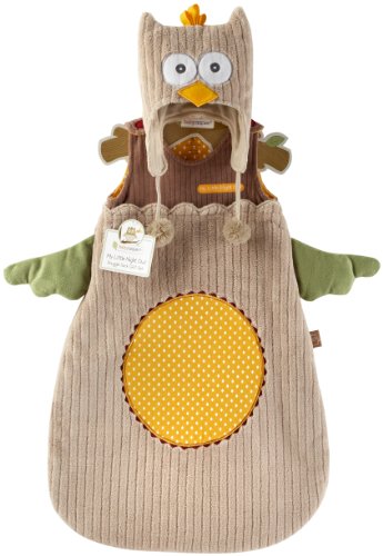 Baby Aspen My Little Night Owl Snuggle Sack and Cap