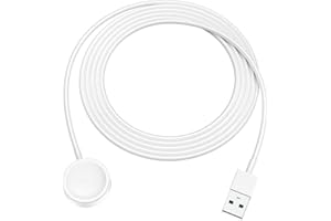 WERYUY Chargeur de Montre pour Apple Watch, [Certifié Apple MFI] Câble de Charge Rapide iWatch Station de Charge Magnétique sans Fil Compatible avec iWatch Series 9/8/7/6/5/4/3/SE/SE2/Ultra (3,3 Pieds/1 M)