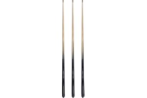 E-SERVICE (EUROPE) LTD 3 trade 4ft ,48 inches pool snooker cues, 10mm screw on tips