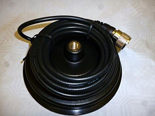 CB SUPERIOR 5" BLACK MAG MOUNT PL259 FOR VHF PMR AND CB RADIO