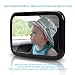 Innoo Tech Baby Car Mirror - Back Seat Mirror - Wide Clear View Angle - Easily See Your Kid in Rear Facing - Shatterproof Tested - Baby In Car Sign and Cleaning Cloth Included - Lifetime Warranty ...