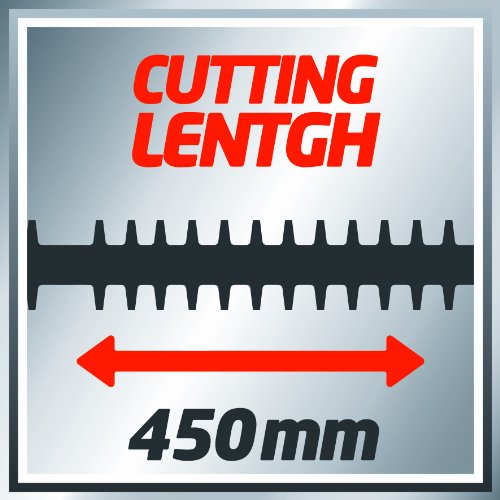 Einhell Elektro Heckenschere GH-EH 4245 (420 Watt, 450 mm Schnittlänge, 16 mm Zahnabstand, 2,5 kg, Köcher inkl. Wandhalterung) - 6