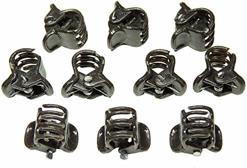 Orchid Clips Clamps Leaves and Stems 10 Pack Medium Brown Size M