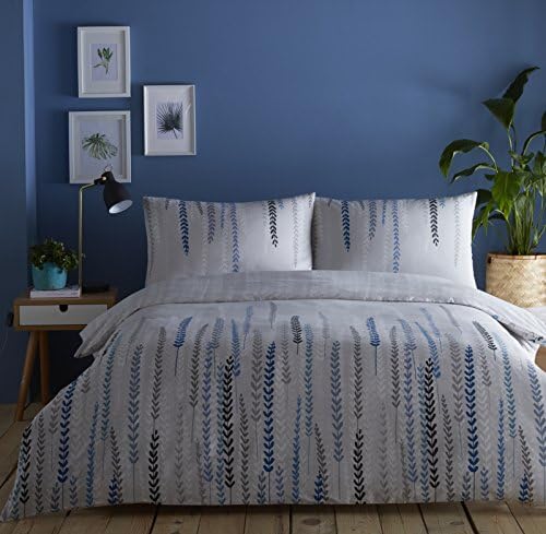 DREAMS AND DRAPES Dreams & Drapes - Aviano - Easy Care Duvet Cover Set - Double, Silver