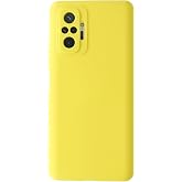 KZY İletişim Xiaomi Redmi Note 10 Pro ile Uyumlu Kapak İ&ccedil;i Kadife Kamera Korumalı Lansman Silikon Kılıf - Sarı