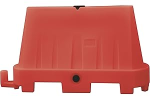 BARRIERA STRADALE 100x40x70cm ROSSO tipo NEW JERSEY CARTELLI SEGNALATORI