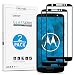 Produktbild OMOTON Panzerglas Schutzfolie für Moto G6, Volle Abdeckung, 9H Härte, Anti-Kratzen, Anti-Öl, 2 Stück, Schwarz