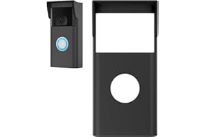 Gusfeliz Silicone Cover for Ring Doorbell 2020 (2nd Gen) – Shockproof, All-Weather, UV-Resistant, Anti-Slip Grip – Black