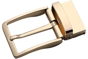 Perfeclan Fibbia per cinturo Reversibile Sostituzione Fibbia per cinturo a