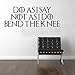 Produktbild Game of Thrones Wandaufkleber Do Als ich sagen nicht als I Do KUNST Aufkleber Vinyl Transfer Aufkleber 1520 x 550mm