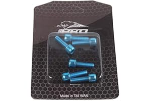 ETbotu Viti Manubrio Bicicletta IIIPRO MTB Viti Colorate placcate in Titanio Viti Riser con Attacco M5 * 18MM