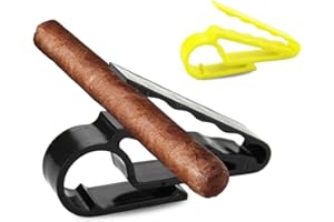 WAILICOP Golf Cart Cigar Holder Minder Grip Clip Morsetto Per Natale / Festa Del Papà Regalo Per Golfisti