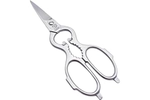 NTS-SOLINGEN NTS Solingen Geschmiedete Küchenschere aus rostfreiem Edelstahl, Made in Germany, Hochwertige Haushaltsschere für Rechts- und Linkshänder geeignet, Scharfe Schere für die Küche, Made in Germany