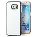 Produktbild Saxonia® Samsung Galaxy S6 Hülle Case Schutzhülle Cover Slim Design in Carbon-Optik Weiß