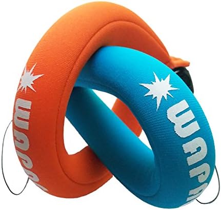 Waterproof Camera Float Strap WAPAG Universal Floating Wristband Buoyancy Belt for GoPro/Panasonic Lumix/Nikon COOLPIX AW110/Canon PowerShot D20/Fujifilm FinePix/Waterproof Bag/Cell Phone (Blue orange)