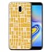 Produktbild eSwish Gel TPU Hülle/Case für Samsung Galaxy J6 Plus 2018/J610 / Gelb Muster/Lu Summers Zäune Kollektion