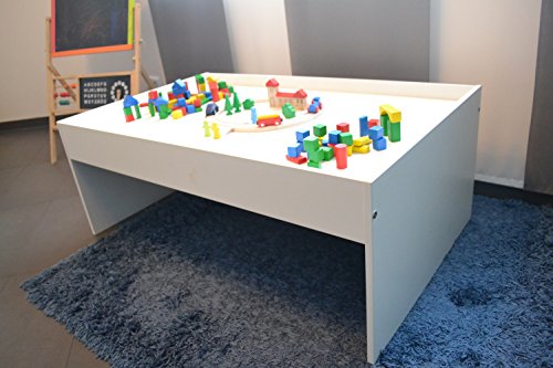 Preisvergleich Produktbild Spieltisch aus Holz, weiß ca.116x72x45cm (weiß)