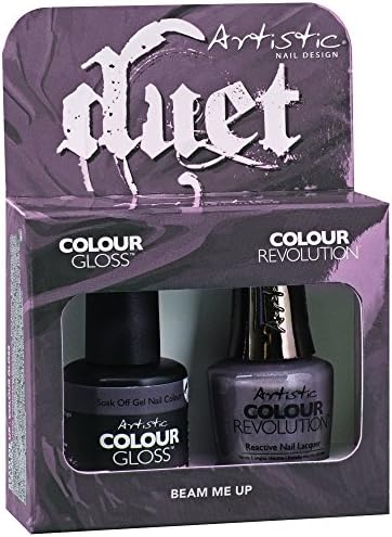 Artistic Colour Gloss 2017 Cyber Punk Gel &amp; Nail Polish Duet - Beam Me Up 2 x 15ml