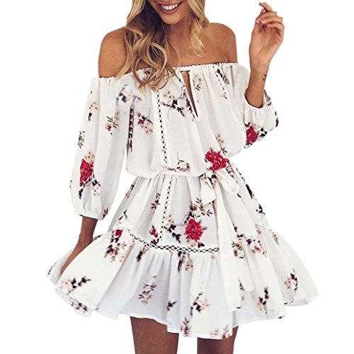 Download OHQ Robe ImpriméE pour Femme Blanc Womens Summer Off éPaule Floral Print Sundress Parti Plage Courte Jupes Femmes Mi Longues Courtes Soldes (Blanc, M) Download OHQ Robe ImpriméE pour Femme Blanc Womens Summer Off éPaule Floral Print Sundress Parti Plage Courte Jupes Femmes Mi Longues Courtes Soldes (Blanc, M)