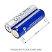 Produktbild ULBRE Plus Power Alkaline Batterien 3.7V 18650 Batterien 2pcs 2200mAh Li-on Akku-Packs fur Taschenlampe/Scheinwerfer/Power-Banken