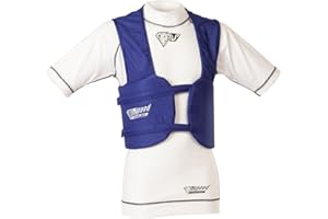 SPEED RACEWEAR Speed - Gilet di protezione a coste Kart Erfurt, nero/blu/rosso, XXS-XXL