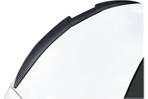 TOYOCC Auto Heckspoiler für BMW Serie 5 Series 5er Sedan F10 E60 E39 E34/F07 Gran Turismo GT, Kofferraumspoiler Flügel Lippe Kofferraumdachspoiler, Auto Styling Zubehör,Carbon Fiber Color