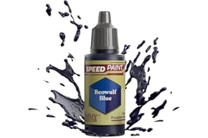 The Army Painter Speedpaint Beowulf Blue 2.0, Single Modellbau Acrylfarbe 18ml Einschichtige Lackierlösung Für Fantasy Tabletop Miniatures Like Warhammer 40k Figuren und DnD Miniatures