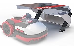 Idea Mower garage per robot tagliaerba Mobius compatibile con Kress RTKn per prati fino a 5000m² – Protezione con tetto trasparente UV, accesso tastiera, installazione indipendente