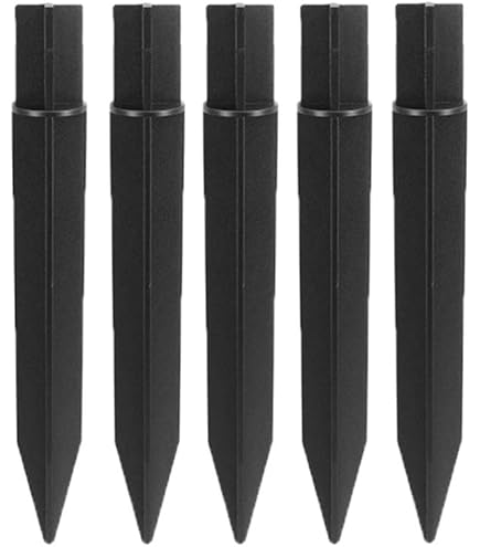 WEKADRIN 10pcs Torch Stake Garden Solar Lamp Stakes Plastic Ground Spikes Replacement For Outdoor Landscape Yard Pathway Patio Lamps PoleLighting - View #6