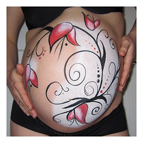 BellyPainterS – BellyPainting – Bauchbemalungs-Set, Bemalen Sie Ihren Babybauch - 2