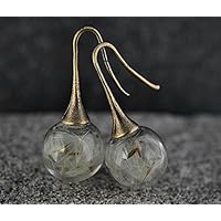 Echte Pusteblumen Ohrringe -579-