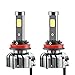 Produktbild Qiilu Super Helle 8000lm Auto N7 LED Scheinwerfer H8 / H9 / H11 COB Vorne Lampen DRL Nebelscheinwerfer