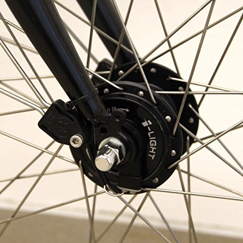 28′ Zoll Alu Herren 27 Gang Shimano RH 60 STVZO Ausstattung Nabendynamo Federgabel schwarz - 3