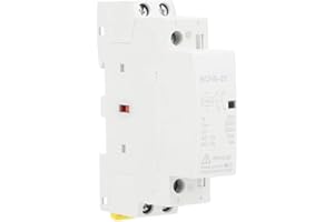 HAPIVIDA Contacteur de Tension CC, 25A 12V/24V BCH8-25 2NO Commutateur de Contacteur Modulaire CC, Contacteur de Tension Domestique Montage sur Rail Din pour SystèMe de ContrôLe Intelligent (DC 12V)