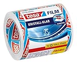 Tesa film kristall-klar, 10m:15mm, 3 Rollen im Sparpack - 