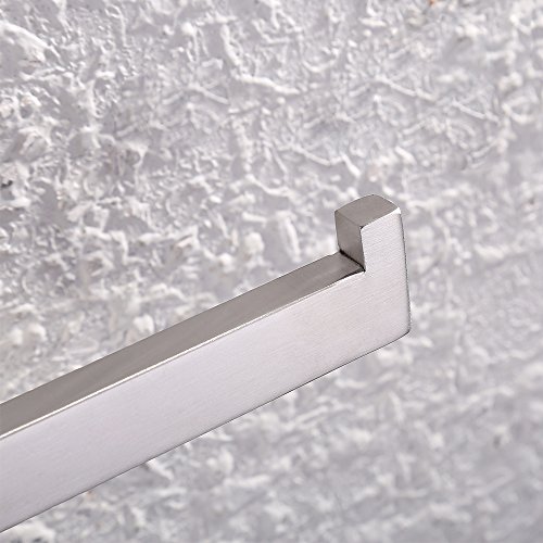 KES Bad-Serie Toilettenpapierhalter aus mattem Edelstahl WC-Papierrollenhalter ohne Deckel, 2PCS, Gebürsteter zur Wandmontage, A2570-2-P2 - 5