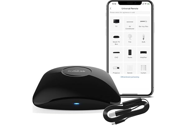 Broadlink RM4 Pro+HTS2 IR RF WiFi Universel Compatible avec télécommande Smart Home Automation