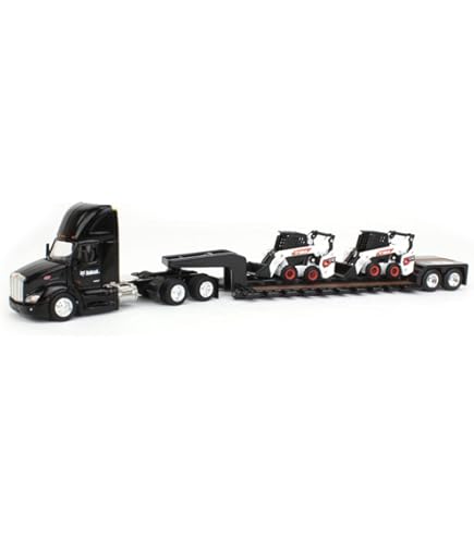Spec Cast 1/64 Black Peterbilt 379 with Sleeper and 53' Trailer