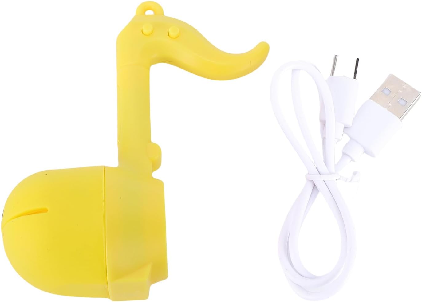Yctze Instrumento de Música Electrónico Recargable en Forma de Renacuajo, Sintetizador Portátil Theremin, Juguete Musical de Volumen Ajustable para Niños con Función de Aprendizaje (Yellow)