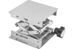 Edelstahl Hebebühne Labor Hebetisch Ständer Scherenständer 100 x 100 mm